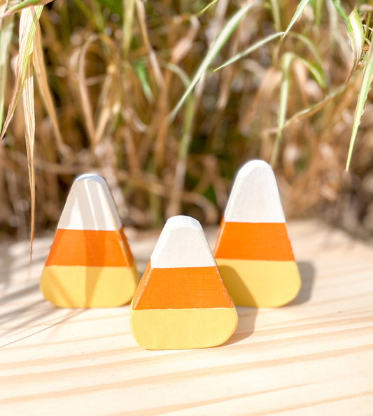 Candy corn trio